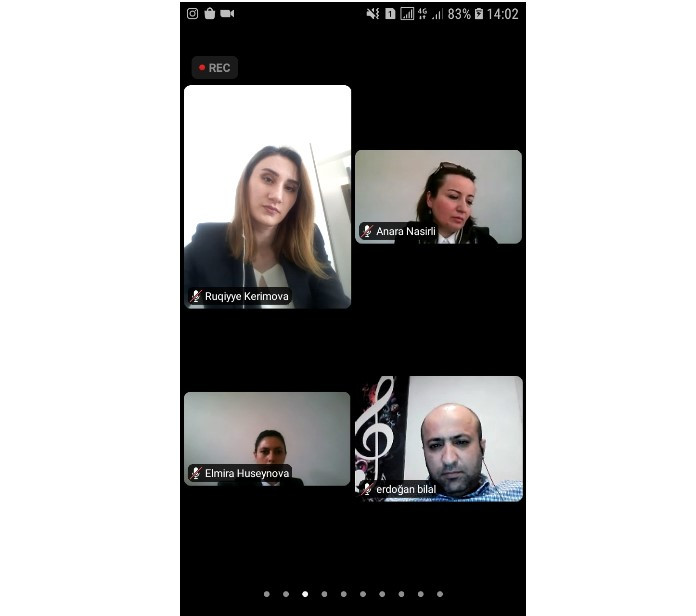 Naxçıvan Universitetində onlayn təlim keçirilib<font color=red> - FOTOLAR</font>