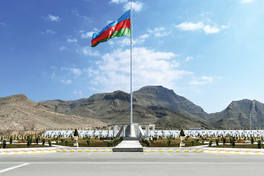 Sədərək rayonunda Bayraq Meydanı  yaradılıb<font color=red> - FOTOLAR</font>