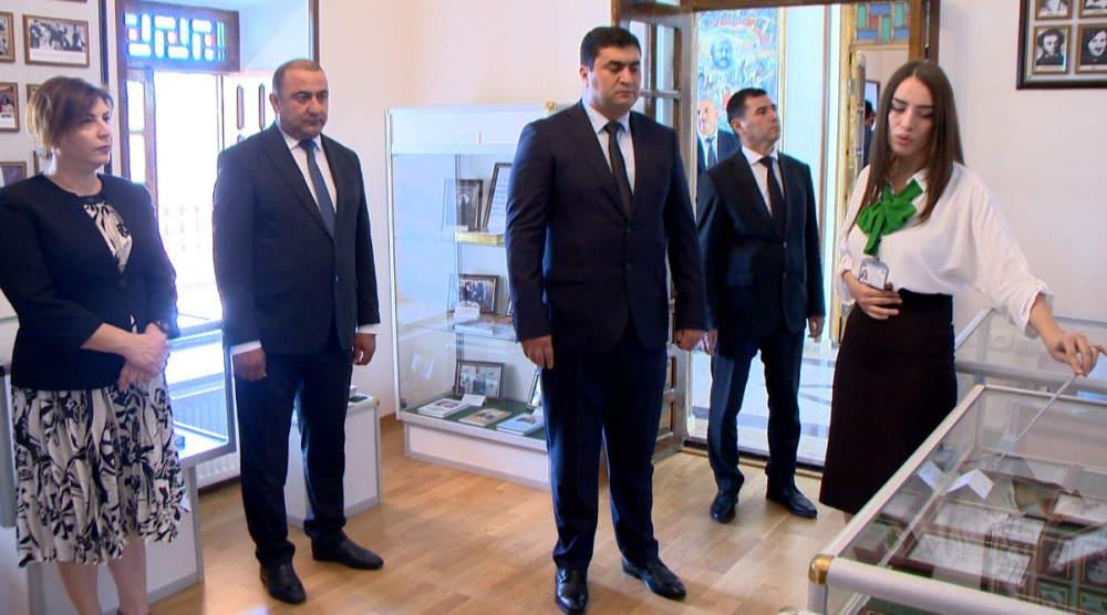 Cəlil Məmmədquluzadənin ev muzeyi ziyarət edilib<font color=red> - FOTOLAR</font>