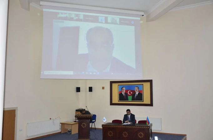 NDU-da beynəlxalq elmi konfrans: “Naxçıvan beynəlxalq ticarət və logistika mərkəzi kimi”<font color=red> - FOTOLAR</font>