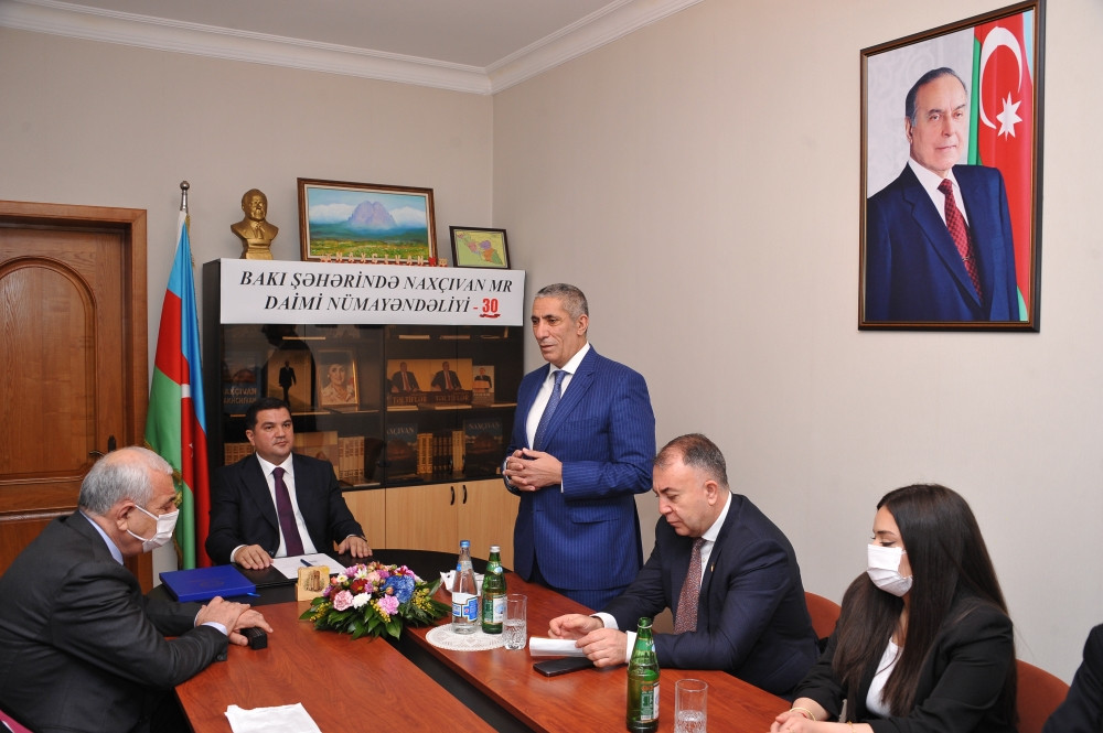 Naxçıvanın Bakıdakı daimi nümayəndəliyinin 30 illiyi münasibətilə yubiley tədbiri keçirilib<font color='red'> - YENİLƏNİB</font><font color=red> - FOTOLAR</font>