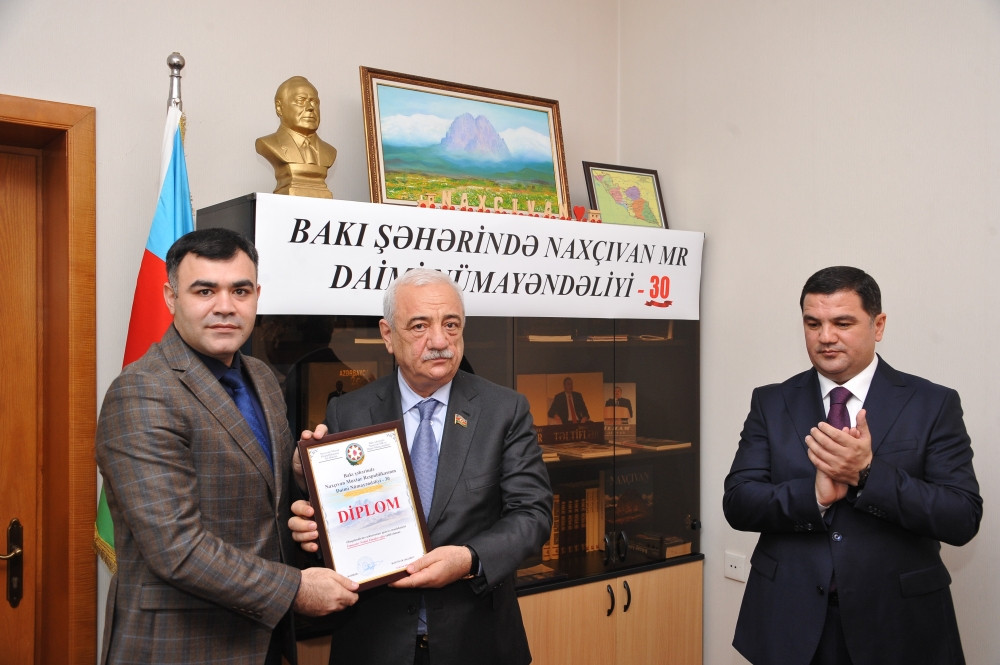 Naxçıvanın Bakıdakı daimi nümayəndəliyinin 30 illiyi münasibətilə yubiley tədbiri keçirilib<font color='red'> - YENİLƏNİB</font><font color=red> - FOTOLAR</font>
