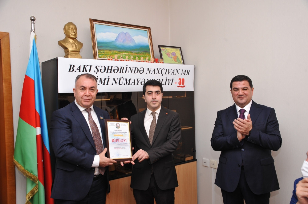 Naxçıvanın Bakıdakı daimi nümayəndəliyinin 30 illiyi münasibətilə yubiley tədbiri keçirilib<font color='red'> - YENİLƏNİB</font><font color=red> - FOTOLAR</font>