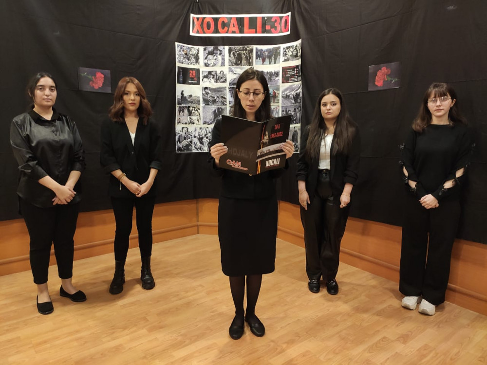 Naxçıvanın Bakıdakı daimi nümayəndəliyində Xocalı soyqırımının 30-cu ildönümünə həsr olunmuş anım tədbiri keçirilib<font color=red> - FOTOLAR</font>