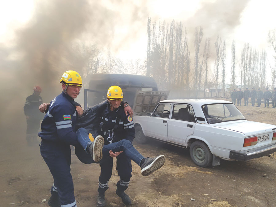 1 mart Ümumdünya Mülki Müdafiə Günüdür<font color=red> - FOTOLAR</font>