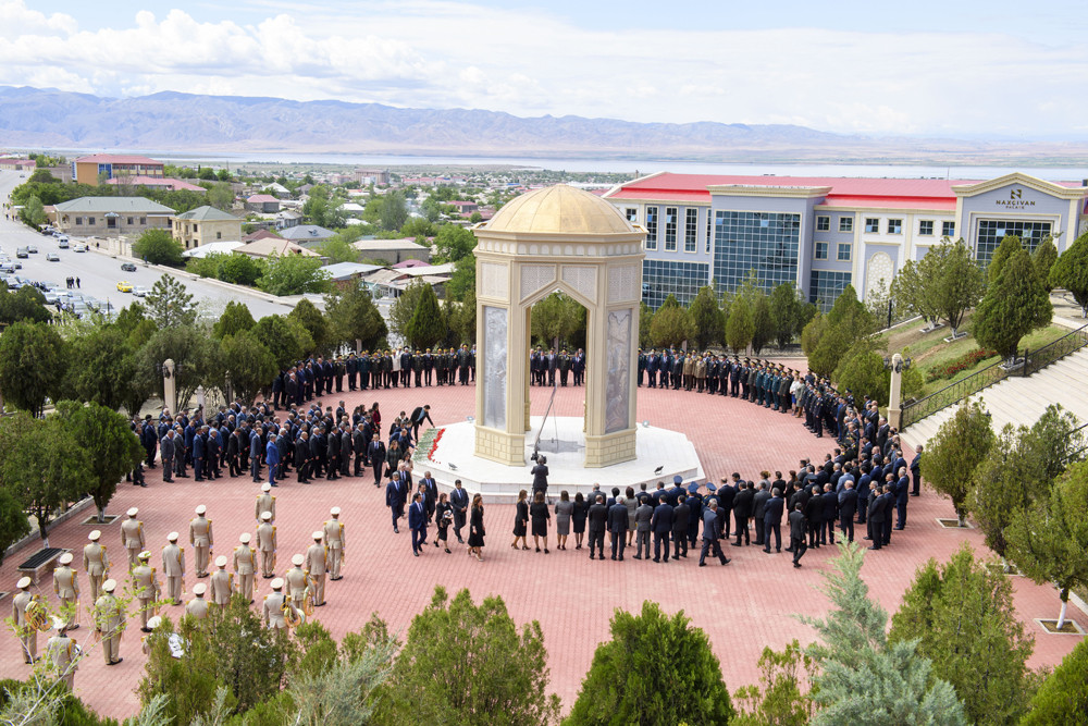 Naxçıvanda faşizm üzərində Qələbənin  77-ci ildönümü qeyd olunub<font color=red> - FOTOLAR</font>