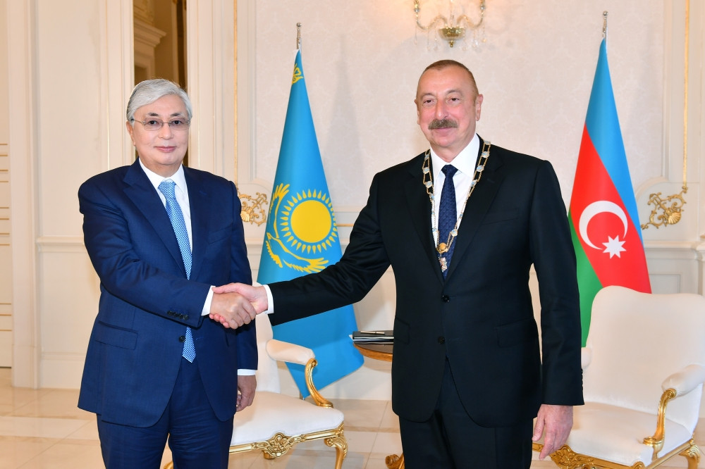 Azərbaycan Prezidenti İlham Əliyev Qazaxıstanın “Altın kıran” – “Qızıl qartal” ali ordeni ilə təltif olunub <font color='red'> - YENİLƏNİB</font><font color=red> - FOTOLAR</font>