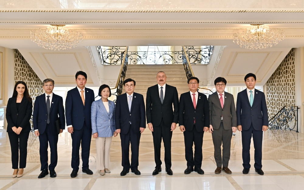 Prezident İlham Əliyev Koreya Respublikası Prezidentinin xüsusi nümayəndəsini qəbul edib <font color='red'> - YENİLƏNİB</font><font color=red> - FOTOLAR</font>