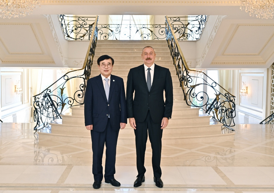 Prezident İlham Əliyev Koreya Respublikası Prezidentinin xüsusi nümayəndəsini qəbul edib <font color='red'> - YENİLƏNİB</font><font color=red> - FOTOLAR</font>
