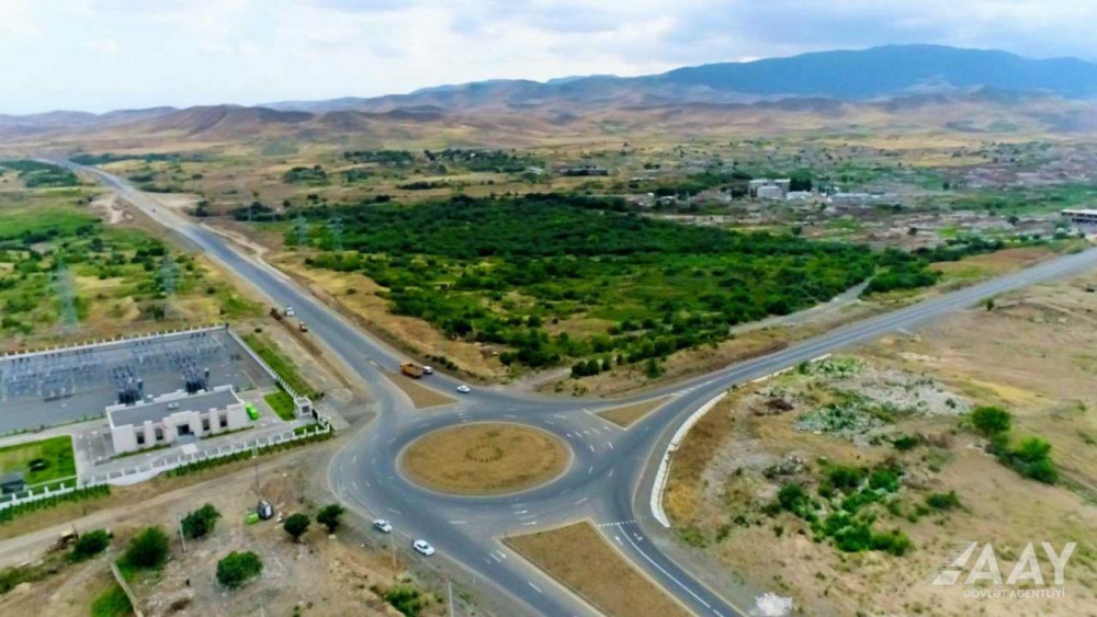 Füzuli-Hadrut avtomobil yolunun tikintisi son mərhələdə icra olunur<font color=red> - FOTOLAR</font>