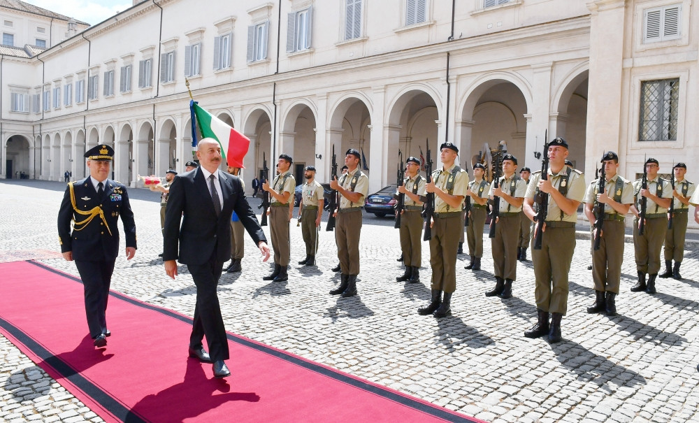 Romada Azərbaycan Prezidenti İlham Əliyevin İtaliya Prezidenti Sercio Mattarella ilə görüşü olub<font color='red'> - YENİLƏNİB</font><font color=red> - FOTOLAR</font>