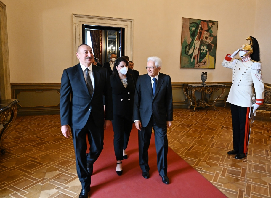 Romada Azərbaycan Prezidenti İlham Əliyevin İtaliya Prezidenti Sercio Mattarella ilə görüşü olub<font color='red'> - YENİLƏNİB</font><font color=red> - FOTOLAR</font>