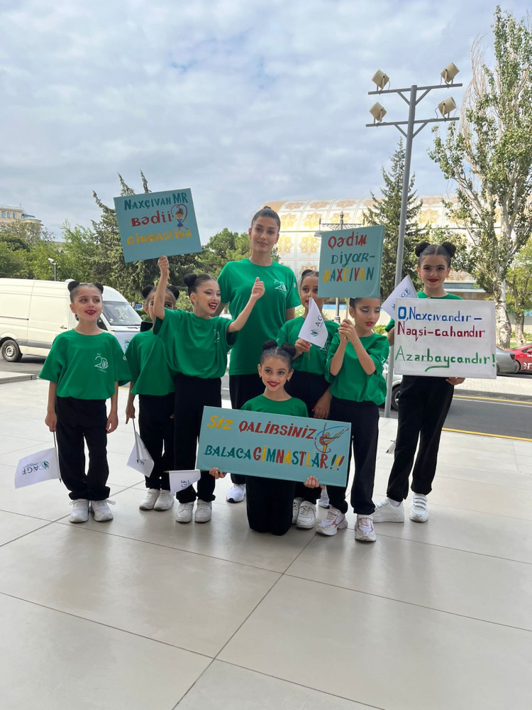 Naxçıvan gimnastları  ölkə üzrə keçirilən gimnastika  festivalında  qalib olublar<font color=red> - FOTOLAR</font>