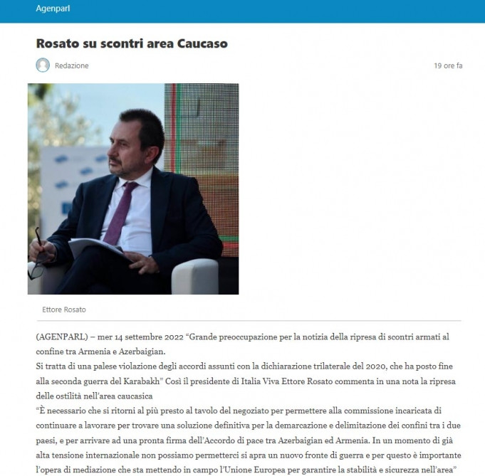 İtaliyalı parlamentarilər Azərbaycanla həmrəylik nümayiş etdiriblər<font color=red> - FOTOLAR</font>