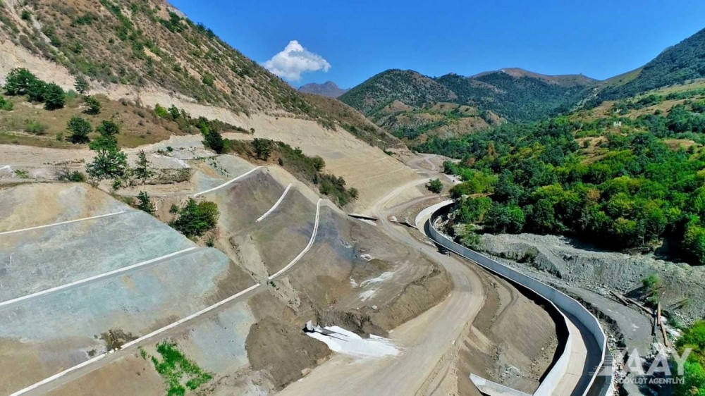 Toğanalı-Kəlbəcər-İstisu yolunun və Murovdağ tunelinin inşası davam etdirilir<font color=red> - FOTOLAR</font>