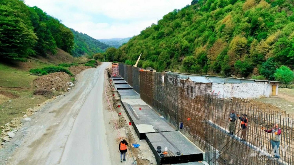 Toğanalı-Kəlbəcər-İstisu yolunun və Murovdağ tunelinin inşası davam etdirilir<font color=red> - FOTOLAR</font>