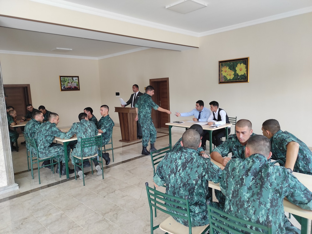 Sərhədçilər arasında intellektual yarışlar keçirilib<font color=red> - FOTOLAR</font>