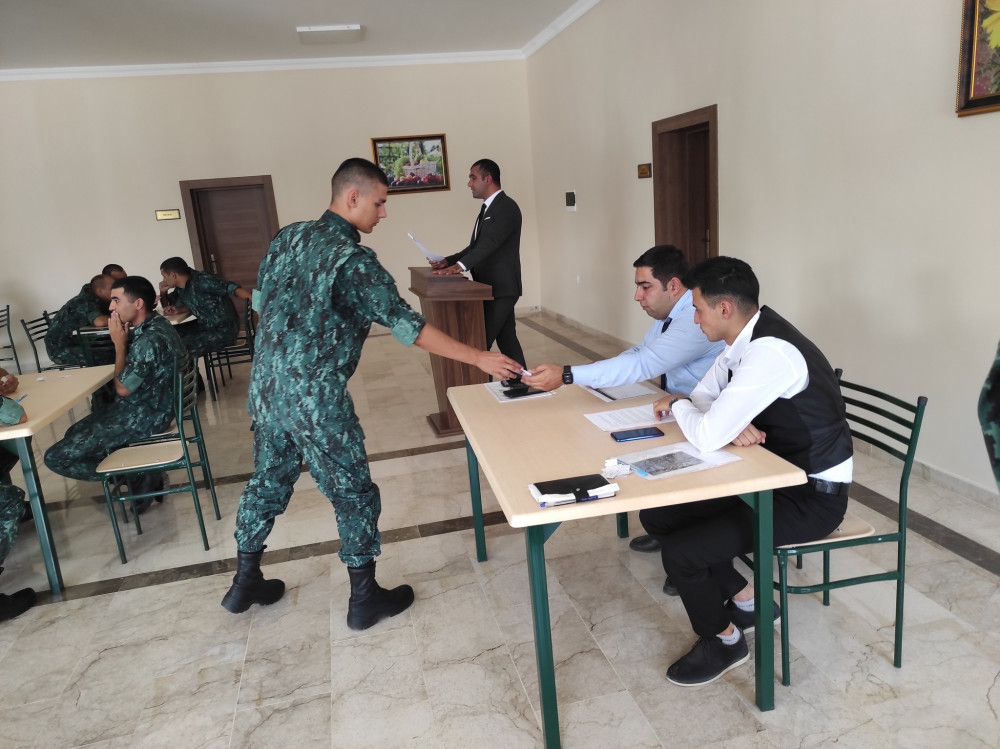 Sərhədçilər arasında intellektual yarışlar keçirilib<font color=red> - FOTOLAR</font>