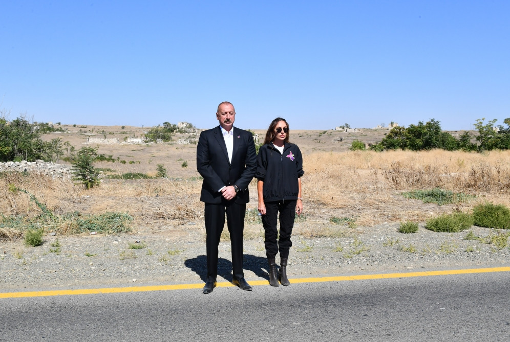 Prezident İlham Əliyev və birinci xanım Mehriban Əliyeva Füzuli rayonuna səfər ediblər<font color='red'> - YENİLƏNİB</font><font color=red> - FOTOLAR</font>
