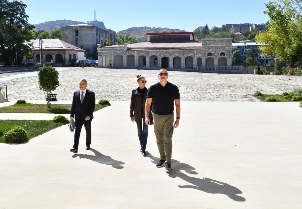Azərbaycan Respublikası Prezidentinin Şuşa rayonunda xüsusi nümayəndəliyinin binasında hər cür şərait yaradılıb<font color=red> - FOTOLAR</font>