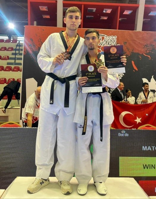 Azərbaycan taekvondoçusu Avropa çempionu olub<font color=red> - FOTOLAR</font>