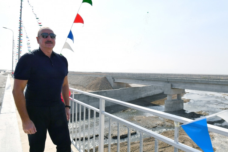 Prezident İlham Əliyev və birinci xanım Mehriban Əliyeva Ağdam rayonuna səfər ediblər<font color=red> - FOTOLAR</font>