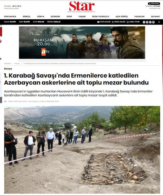 Türkiyə mətbuatı ermənilərin Edilli kəndində törətdikləri vəhşiliyi bəşəri cinayət kimi dəyərləndirib<font color=red> - FOTOLAR</font>