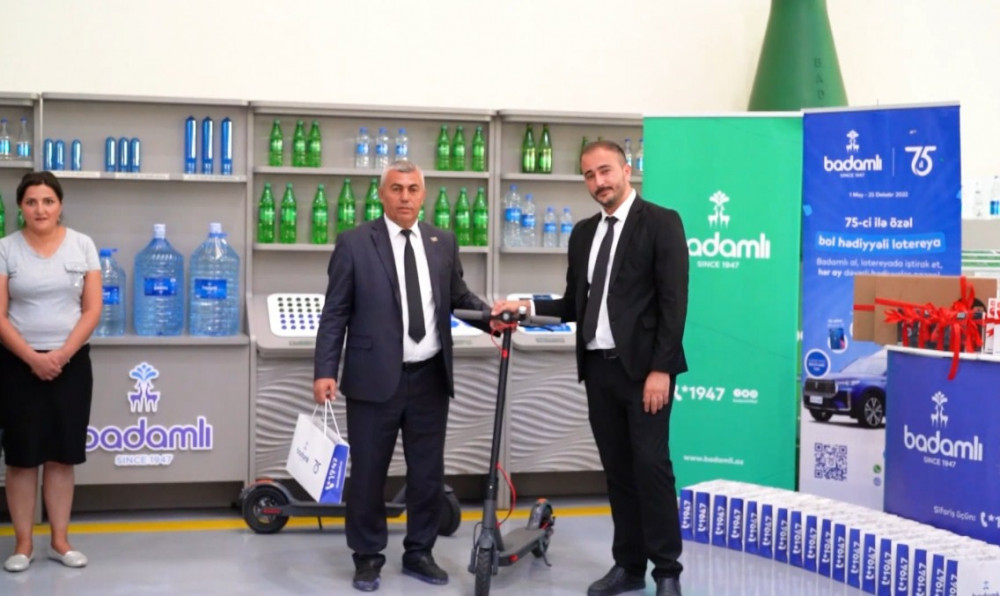 “Badamlı”nın 75 illik yubileyi münasibətilə təşkil etdiyi stimullaşdırıcı lotereyanın 5-ci tirajının qalibləri müəyyən olunub<font color=red> - FOTOLAR</font>