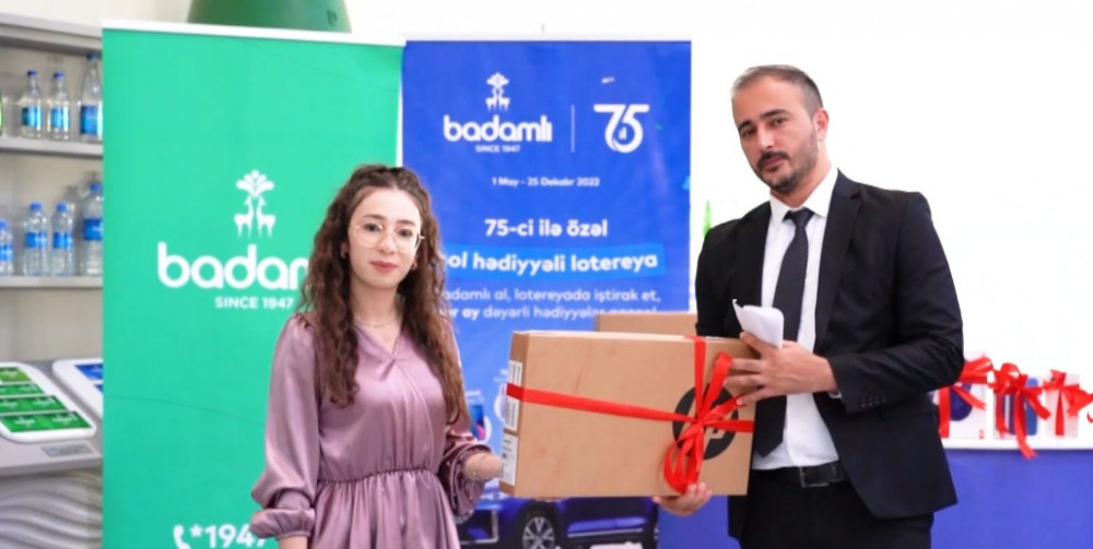 “Badamlı”nın 75 illik yubileyi münasibətilə təşkil etdiyi stimullaşdırıcı lotereyanın 5-ci tirajının qalibləri müəyyən olunub<font color=red> - FOTOLAR</font>