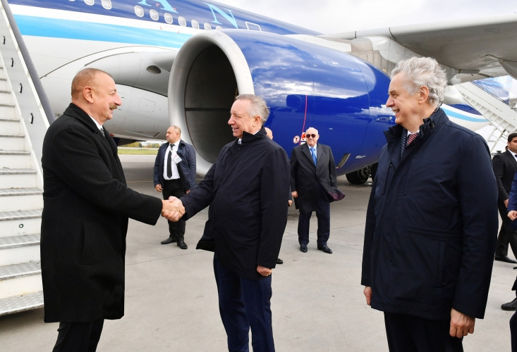 Azərbaycan Prezidenti İlham Əliyev Rusiya Federasiyasına işgüzar səfərə gedib<font color='red'> - YENİLƏNİB</font><font color=red> - FOTOLAR</font>