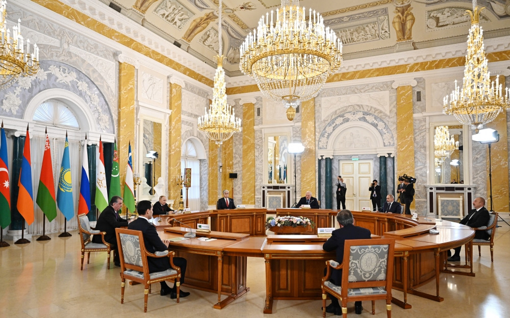 Sankt-Peterburqda MDB Dövlət Başçılarının qeyri-rəsmi görüşü keçirilib <font color='red'> - YENİLƏNİB</font><font color=red> - FOTOLAR</font>