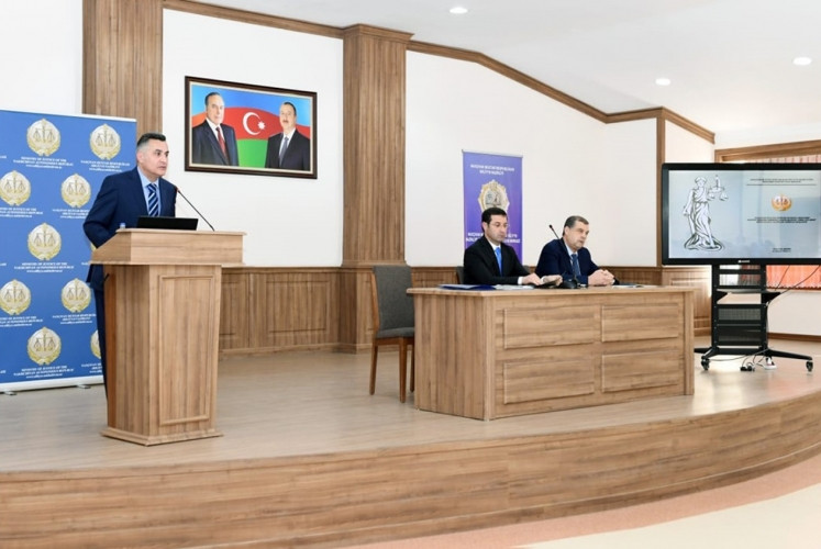 Məhkəmə ekspertizası üzrə fəaliyyətə dair tədbir keçirilib<font color=red> - FOTOLAR</font>
