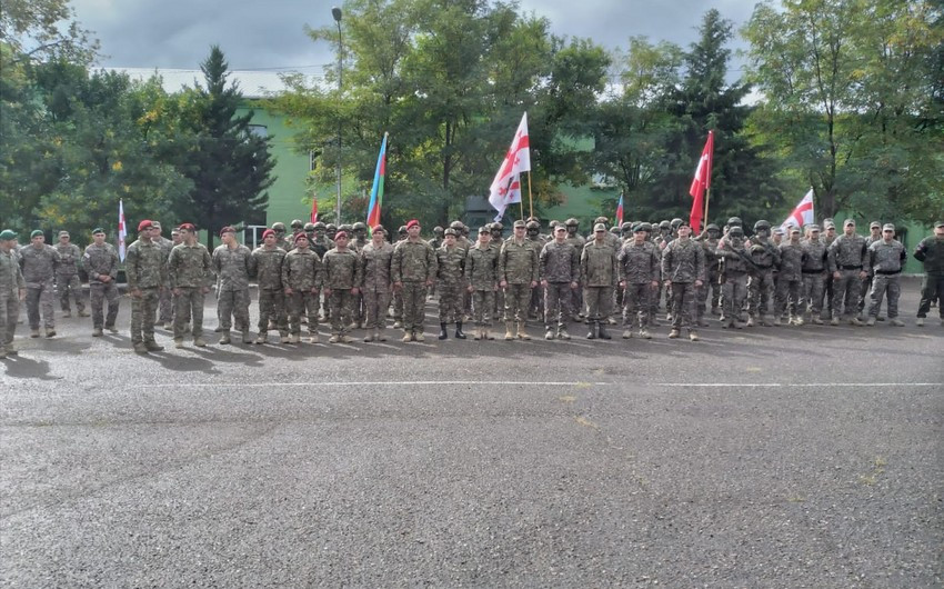 Azərbaycan, Türkiyə və Gürcüstan xüsusi təyinatlılarının birgə təlimi başlayıb<font color=red> - FOTOLAR</font>