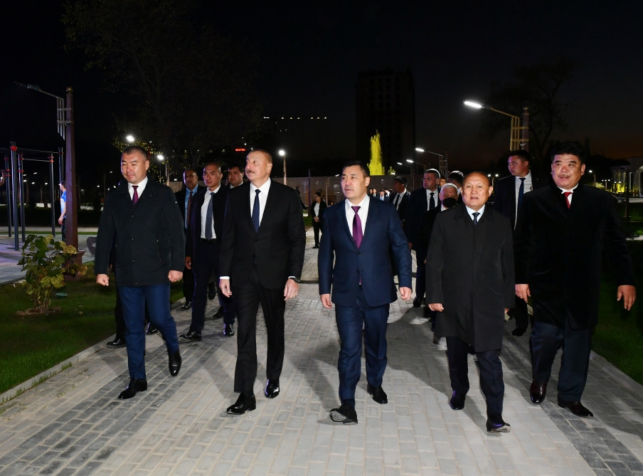 Bişkekdə Qırğızıstan-Azərbaycan Dostluq Parkı açılıb<font color='red'> - YENİLƏNİB</font><font color=red> - FOTOLAR</font>