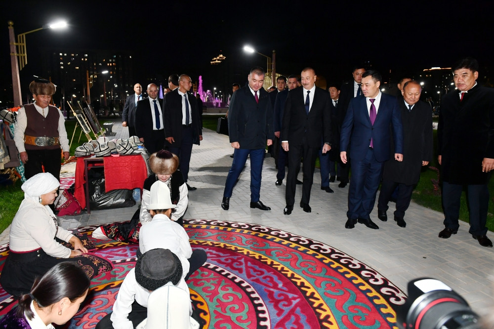 Bişkekdə Qırğızıstan-Azərbaycan Dostluq Parkı açılıb<font color='red'> - YENİLƏNİB</font><font color=red> - FOTOLAR</font>