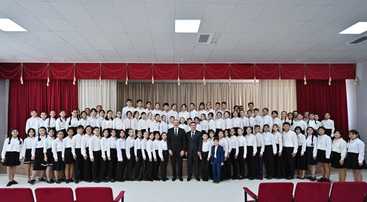 Bişkekdə Heydər Əliyev adına Məktəb-Gimnaziya təhsil-tərbiyə kompleksinin açılışı olub<font color='red'> - YENİLƏNİB</font><font color=red> - FOTOLAR</font>