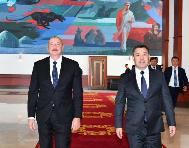 Prezident İlham Əliyevin Qırğızıstana dövlət səfəri başa çatıb<font color=red> - FOTOLAR</font>