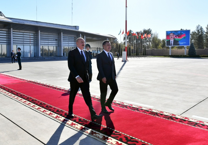 Prezident İlham Əliyevin Qırğızıstana dövlət səfəri başa çatıb<font color=red> - FOTOLAR</font>