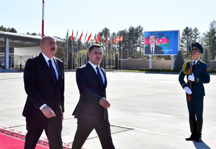Prezident İlham Əliyevin Qırğızıstana dövlət səfəri başa çatıb<font color=red> - FOTOLAR</font>
