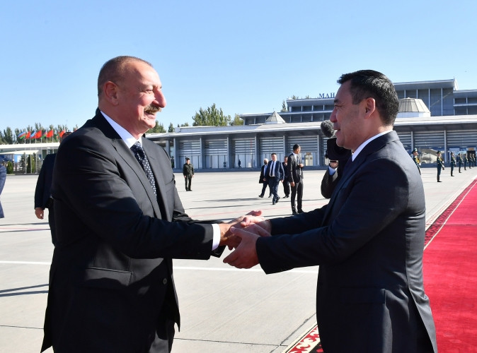 Prezident İlham Əliyevin Qırğızıstana dövlət səfəri başa çatıb<font color=red> - FOTOLAR</font>
