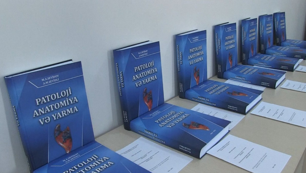NDU-da “Pataloji anatomiya və yarma” dərsliyi təqdim olunub<font color=red> - FOTOLAR</font>