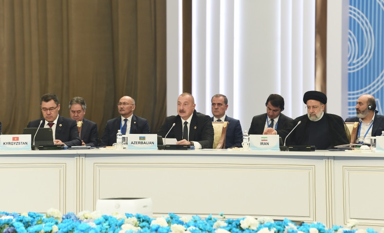Prezident İlham Əliyev Astanada keçirilən Asiyada Qarşılıqlı Fəaliyyət və Etimad Tədbirləri üzrə Müşavirənin 6-cı Zirvə Toplantısının plenar iclasında iştirak edir<font color='red'> - YENİLƏNİB 3</font><font color=red> - FOTOLAR</font>