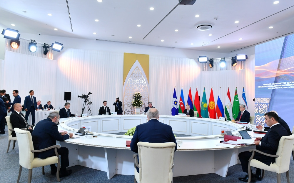 Astanada MDB Dövlət Başçıları Şurasının iclası keçirilib Azərbaycan Prezidenti İlham Əliyev iclasda iştirak edib<font color='red'> - YENİLƏNİB 3</font><font color=red> - FOTOLAR</font>