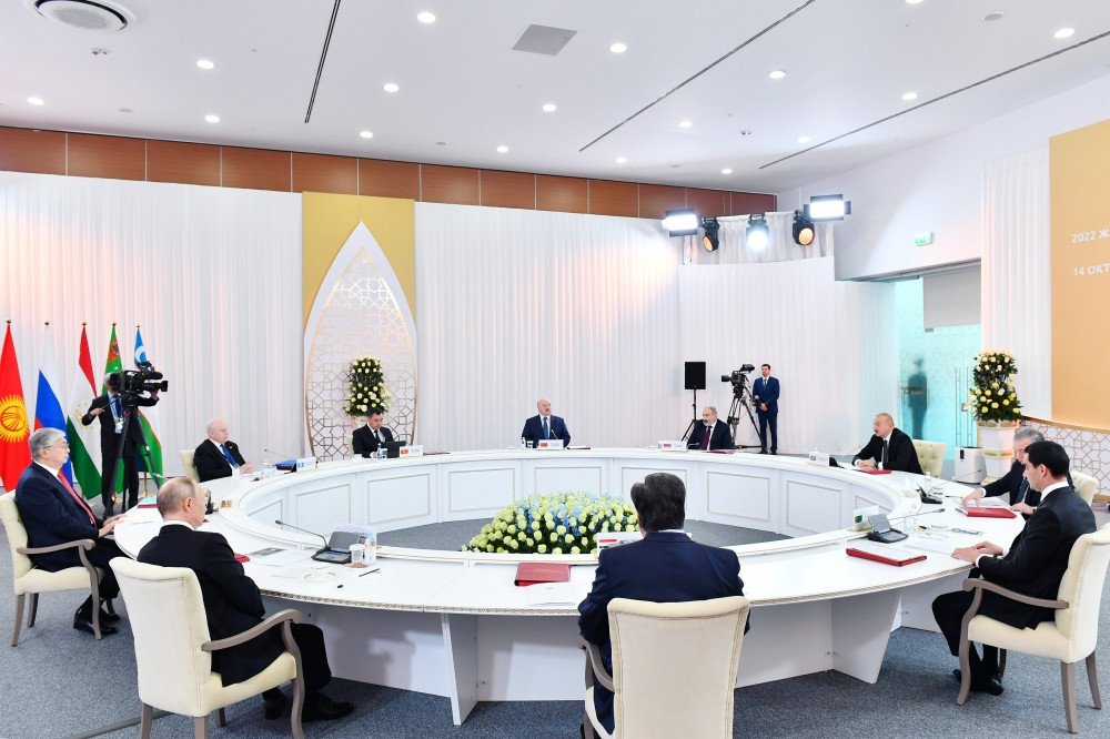 Astanada MDB Dövlət Başçıları Şurasının iclası keçirilib Azərbaycan Prezidenti İlham Əliyev iclasda iştirak edib<font color='red'> - YENİLƏNİB 3</font><font color=red> - FOTOLAR</font>