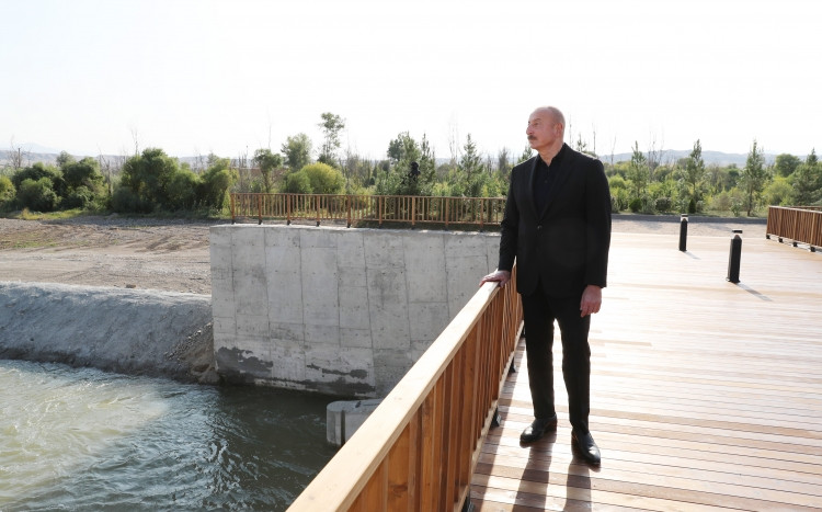 Zəngilanda Arximed turbini tipli Su Elektrik Stansiyası işə salınıb<font color='red'> - YENİLƏNİB</font><font color=red> - FOTOLAR</font>