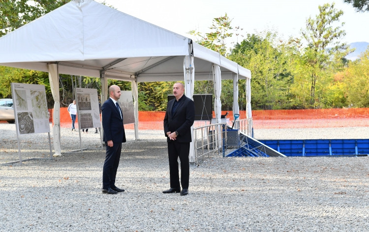 Prezident İlham Əliyev Zəngilanda ilk yaşayış binasının təməlini qoyub<font color='red'> - YENİLƏNİB</font><font color=red> - FOTOLAR</font>