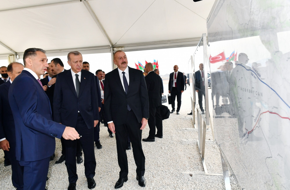 Cəbrayıl rayonunda Qumlaq dəmir yolu stansiyasının təməli qoyulub<font color='red'> - YENİLƏNİB</font><font color=red> - FOTOLAR</font>