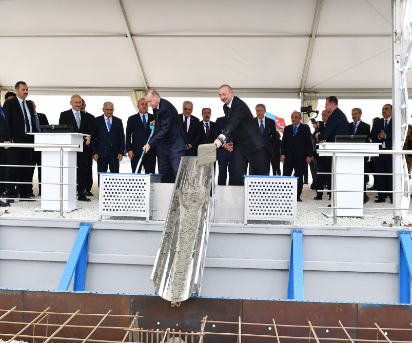 Cəbrayıl rayonunda Qumlaq dəmir yolu stansiyasının təməli qoyulub<font color='red'> - YENİLƏNİB</font><font color=red> - FOTOLAR</font>
