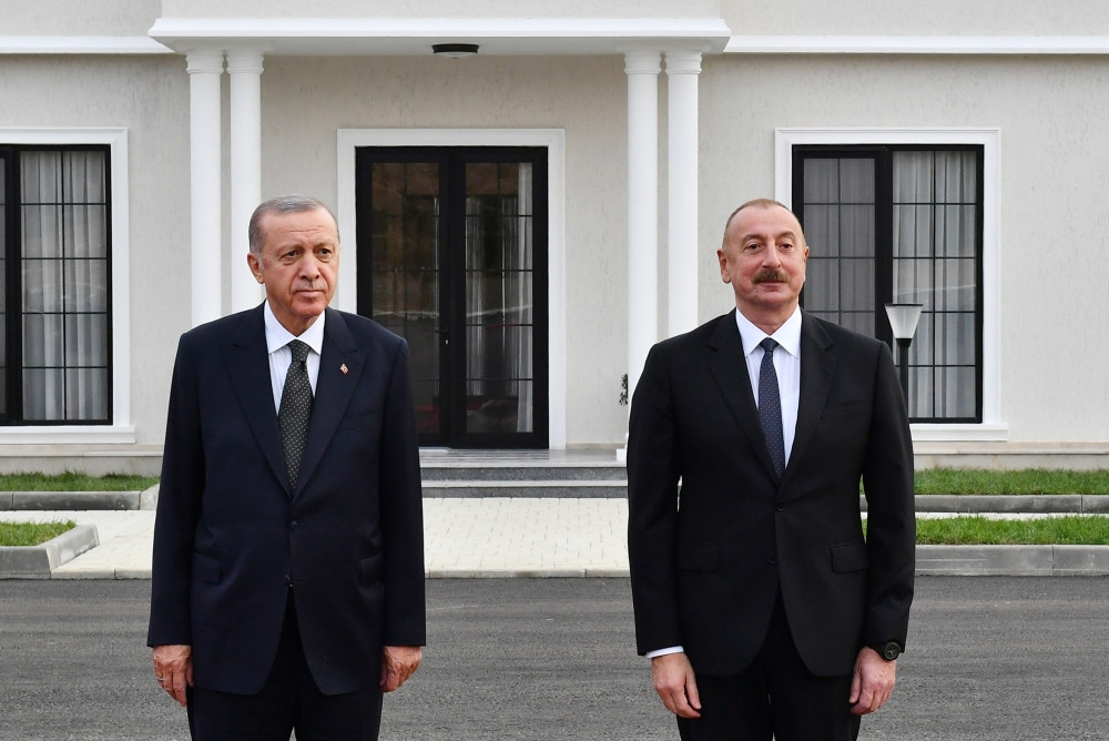 Cəbrayıl şəhərində Türkiyə Prezidenti Rəcəb Tayyib Ərdoğanın rəsmi qarşılanma mərasimi keçirilib<font color='red'> - YENİLƏNİB</font><font color=red> - FOTOLAR</font>