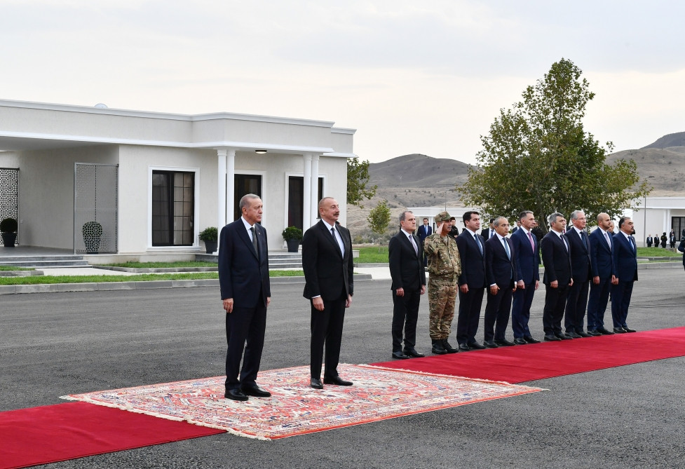 Cəbrayıl şəhərində Türkiyə Prezidenti Rəcəb Tayyib Ərdoğanın rəsmi qarşılanma mərasimi keçirilib<font color='red'> - YENİLƏNİB</font><font color=red> - FOTOLAR</font>